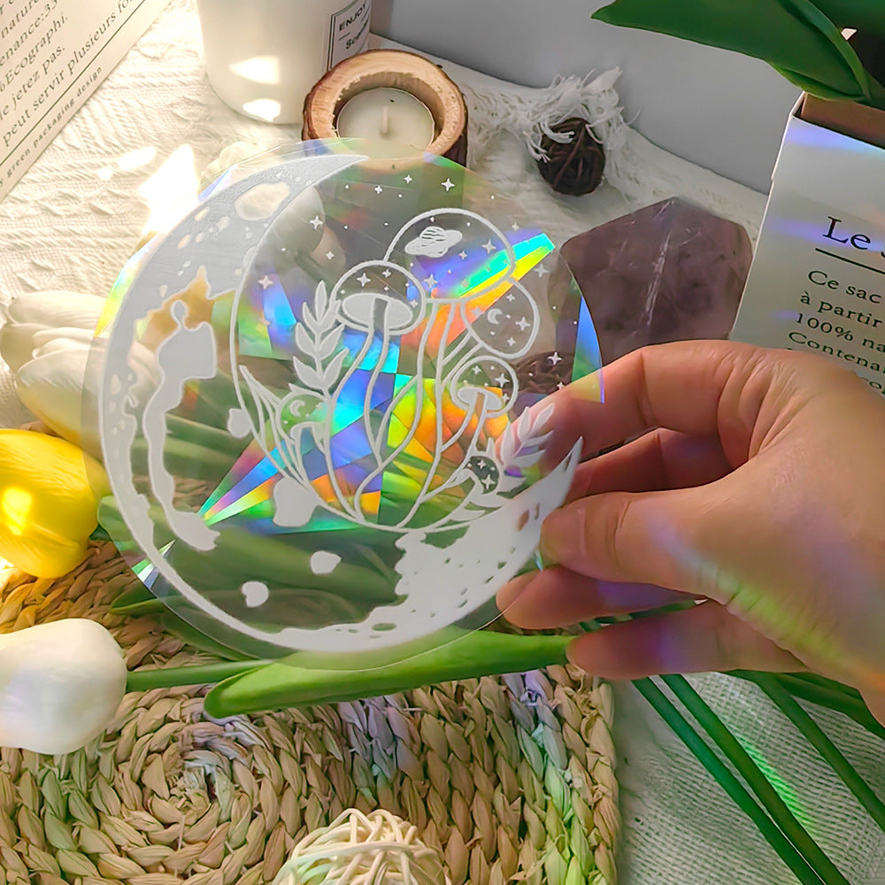 Colourful Suncatcher Rainbow Prism Glass PVC Window Film