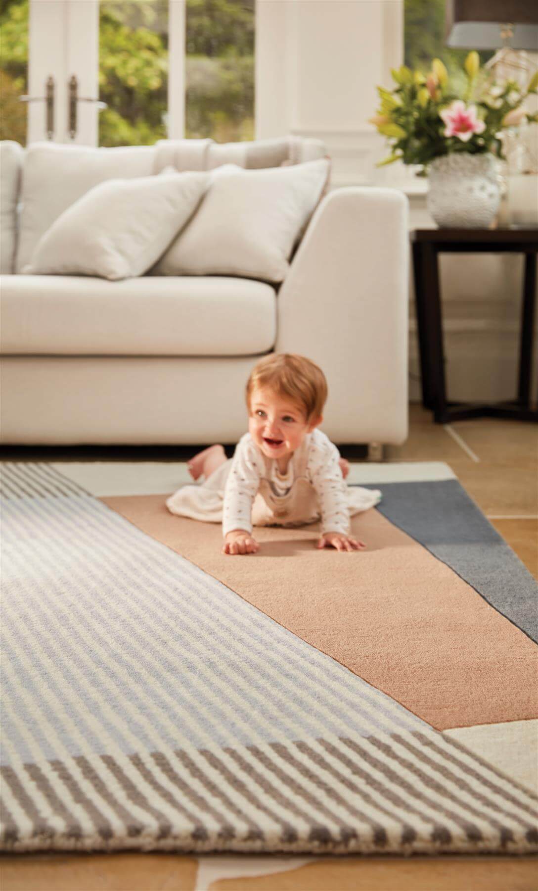 Bauhaus Abstract Wool Rug