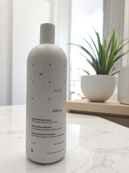 Affirm 5-in-1 Reconstructor + Normalizing Shampoo Combo (32 oz Each) – Professional Hair Repair System for Damaged or Fine, Limp Hair