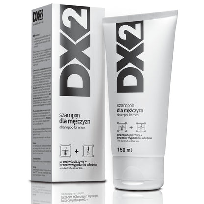 Aflofarm DX2 - Anti-Dandruff + Anti Hair-Loss Shampoo for Men | Double-Action Formula (150 ml)