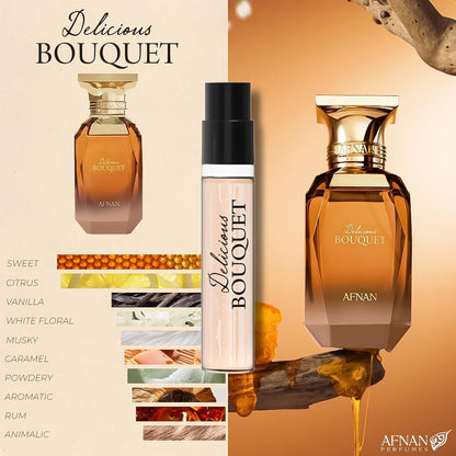 Afnan Bouquet Femme Discovery Kit — 5x 2ml EDP Vials | Miniature Perfume Set