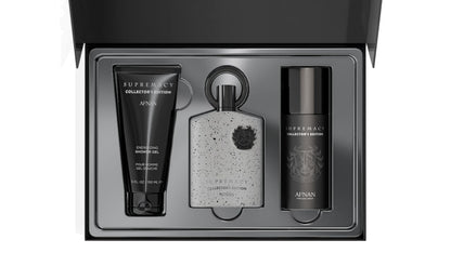 Afnan Supremacy Collector's Edition Luxury Gift Set for Men – Eau de Parfum 100ml, Deodorant 150ml, Shower Gel 150ml