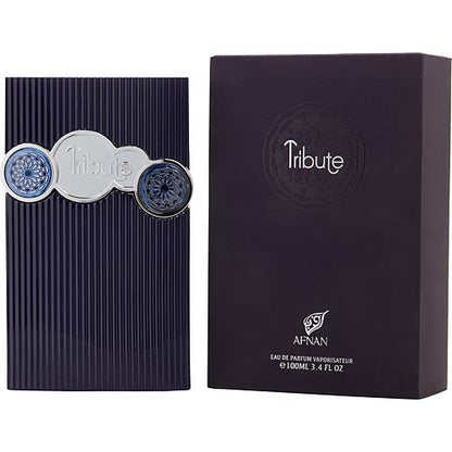 Afnan Tribute Blue Travel Edition EDP Spray – 3.4 Fl oz