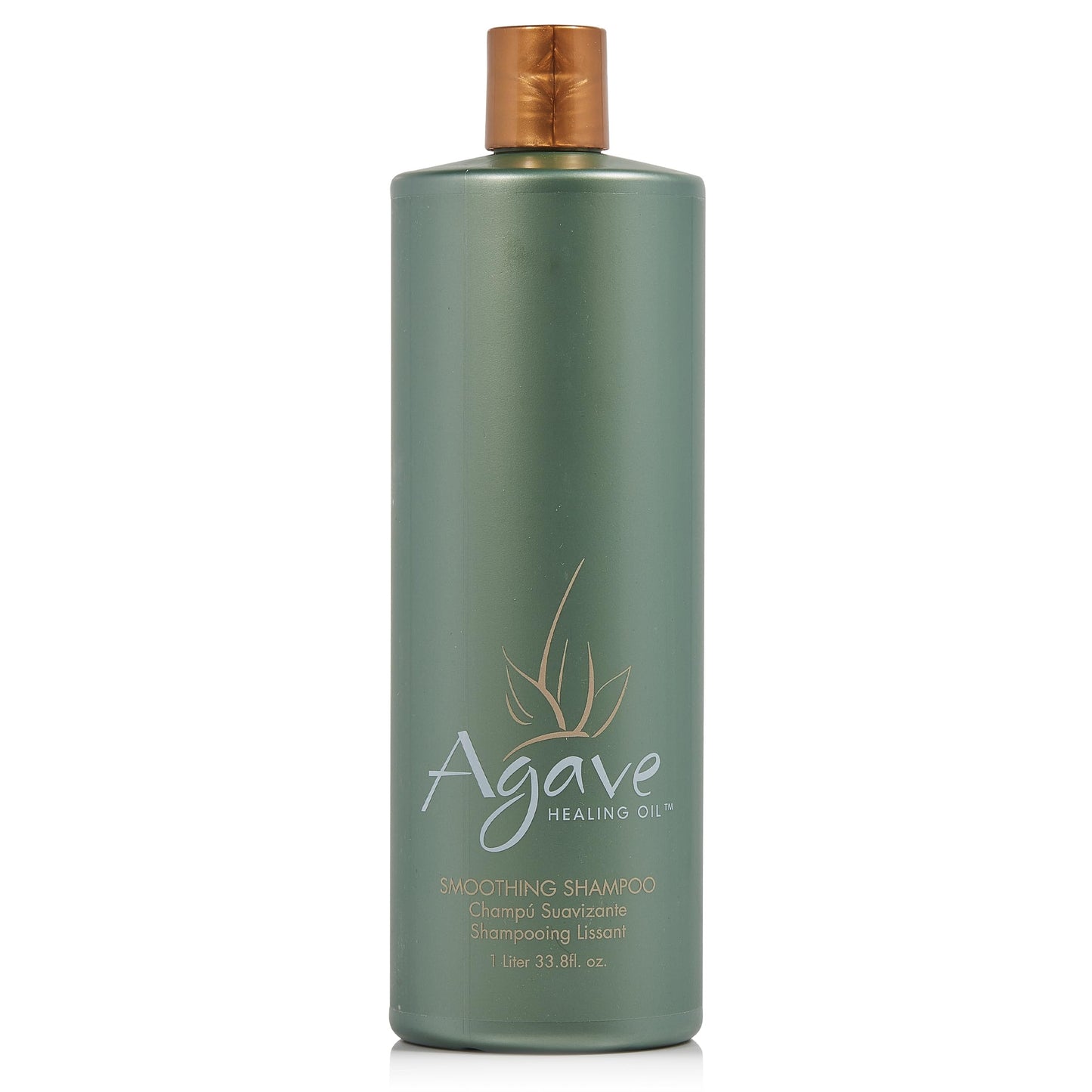 Agave Smoothing Shampoo – Hydration & Frizz Control | Color-Safe, Sulfate-Free (33.8 oz) | Agave Healing Oil