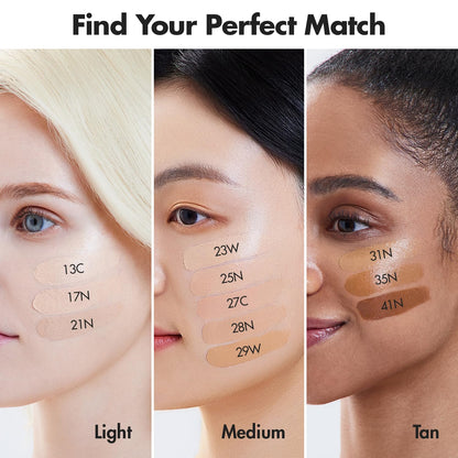 AGE 20's Signature Essence Pact SPF50+ Cream Foundation – 29 Caramel, Dewy Finish, Natural Coverage | Korean Cushion