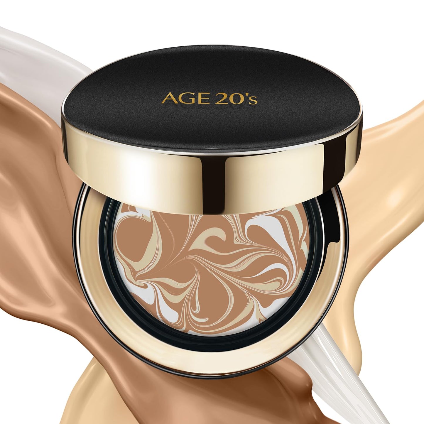 AGE20'S Signature Essence Pact SPF 50+ Cream Foundation - 25N Sand | Dewy Cushion Finish