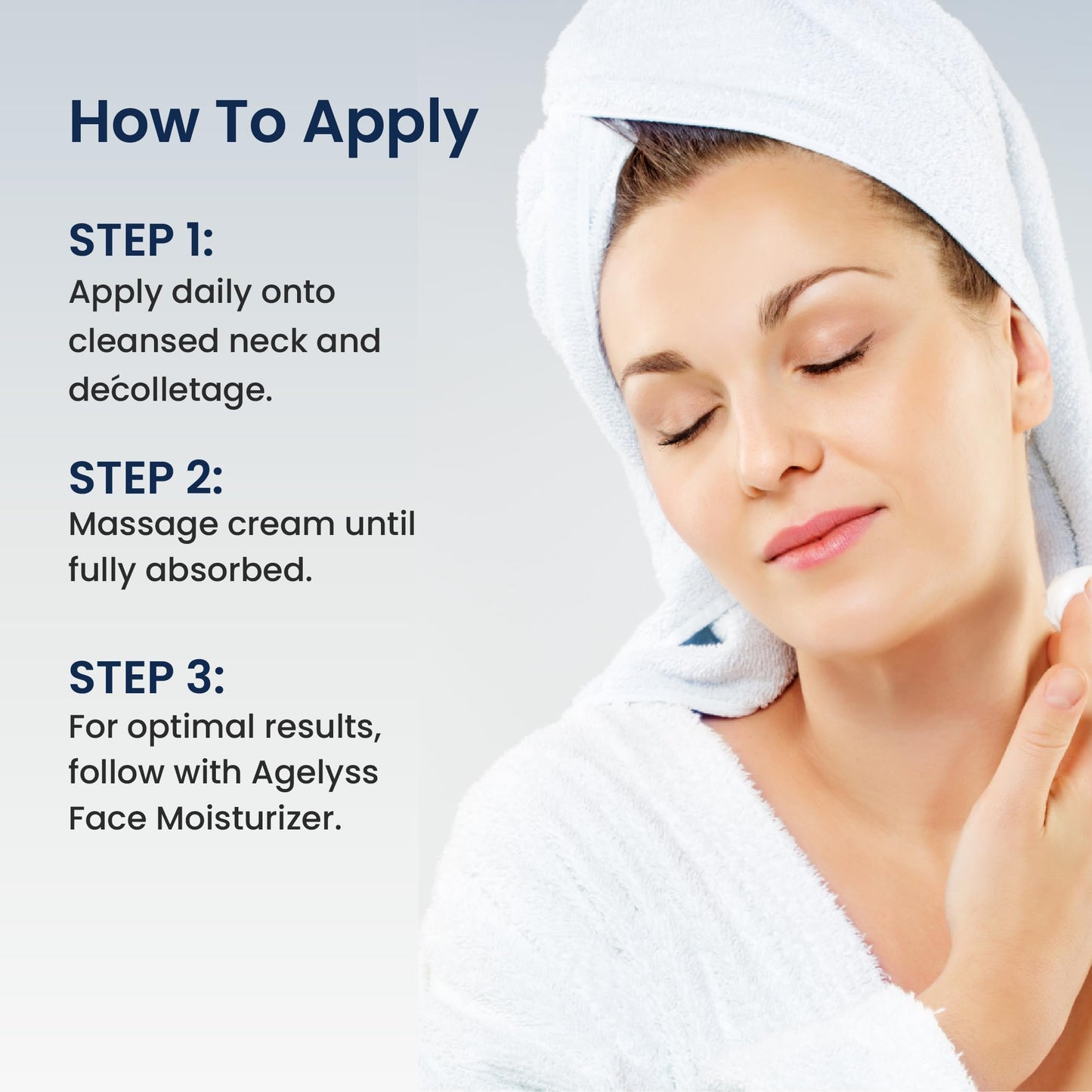 Agelyss Neck Firming Cream - Pepha-Tight & Gatuline Expression - Vegan & Cruelty-Free - 1 oz