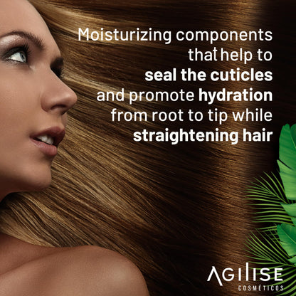 Agilise UNIKA Brazilian Keratin Hair Treatment – Formaldehyde-Free Blowout Cream with Ojon Oil