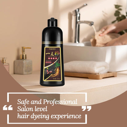 Agthyuve Hair Dye Shampoo 3 in 1 Coffee – Semi-Permanent Color, Safe & Easy
