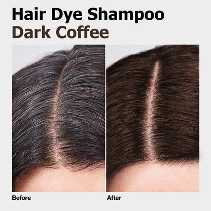 Agthyuve Hair Dye Shampoo 3 in 1 – Dark Coffee, Semi-Permanent Color