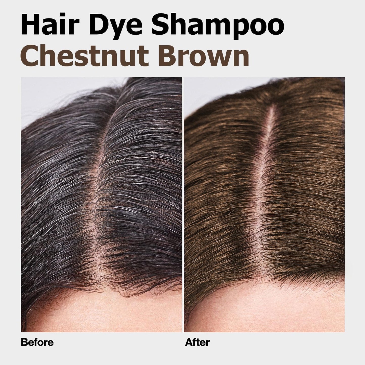 Agthyuve Hair Dye Shampoo 3-in-1 Chestnut Brown – Safe, Easy Color