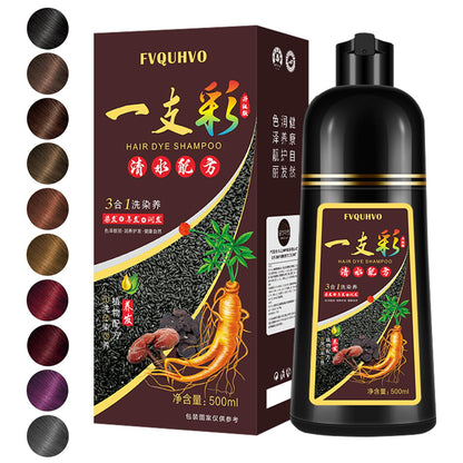 Agthyuve Hair Dye Shampoo 3-in-1 Chestnut Brown – Safe, Easy Color