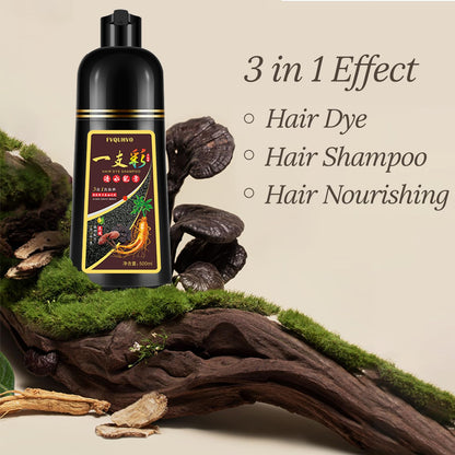 Agthyuve Hair Dye Shampoo 3-in-1 Chestnut Brown – Safe, Easy Color