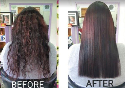 Ahglow XL Hair Straightening & Rebonding Set with Keratin Relaxer – Complete System