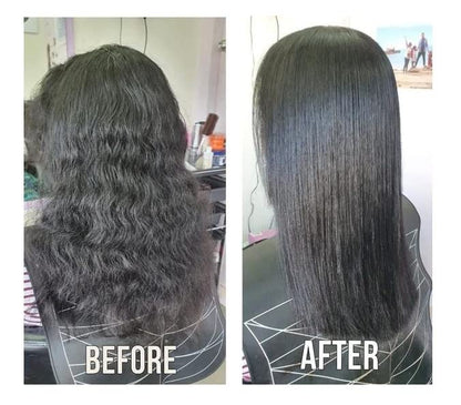 Ahglow XL Hair Straightening & Rebonding Set with Keratin Relaxer – Complete System