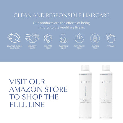 AIIR Flexible Hold Finishing Spray – Light Hold Hairspray with Shine & Humidity Resistance | 2.5 oz
