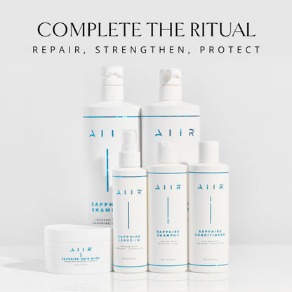AIIR Sapphire Shampoo & Conditioner – Shine, Strength & Color-Safe Hydration