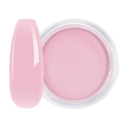 AILLSA Nail Dip Powder – Sheer Pink Translucent Jelly for Easy At-Home Manicures