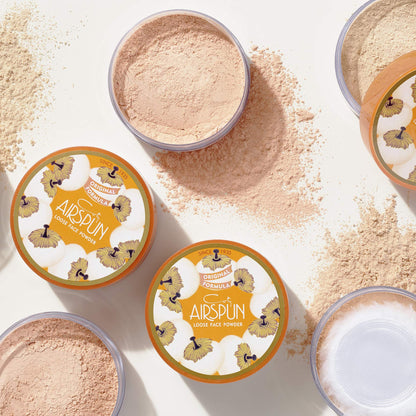 Airspun Translucent Loose Face Powder — Pack of 2 | Lightweight Setting & Coverage