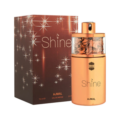 Ajmal Shine Eau de Parfum for Women – Long-Lasting Fruity Floral with Pomegranate, Strawberry & Peony | 75ml