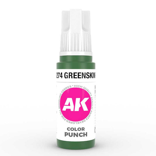 AK Interactive 3rd Gen Acrylic - Greenskin Punch Color Punch AK11274