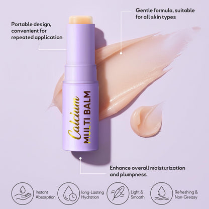 AKQBPN Calcium Volume Multi Balm – Anti-Wrinkle Hydrating Stick for Face, Eyes, Neck & Lips (2PC)