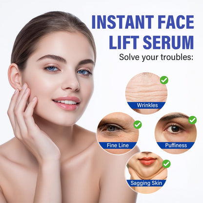 AKQBPN Instant Face Lift Serum — Quick Firming & Skin Tightening, 1 Fl Oz