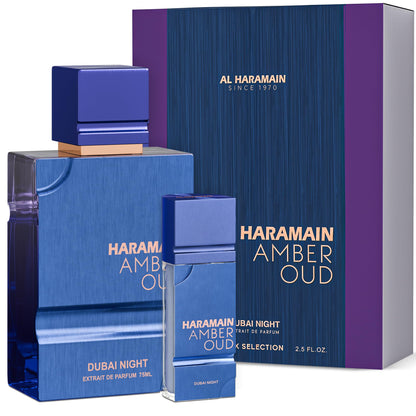 Al Haramain Amber Oud EDP 75ml + Atomizer – Dubai Night | Unisex Perfume
