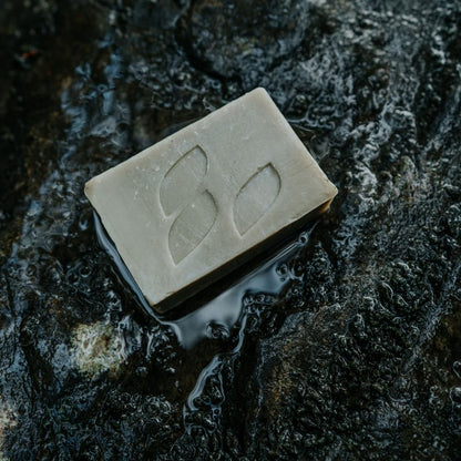 Alaska Glacial Mineral Clay Soap Bar – Peppermint & Lavender | 4-in-1 Face, Body, Shave & Shampoo
