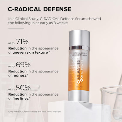 ALASTIN Skincare C-RADICAL Defense Face Serum (1 oz) | Hydrating Vitamin C Serum for Environmental Protection and Elastin Support