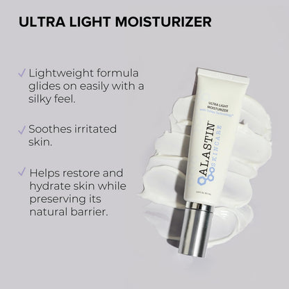 ALASTIN Skincare Ultra Light Daily Face Moisturizer (2 oz) | Lightweight Hydration with Ceramides
