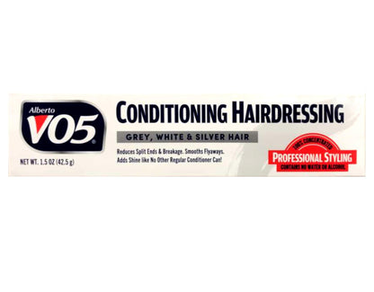 Alberto VO5 Conditioning Hairdressing for Gray/White/Silver Hair – 6x1.5 oz Tubes