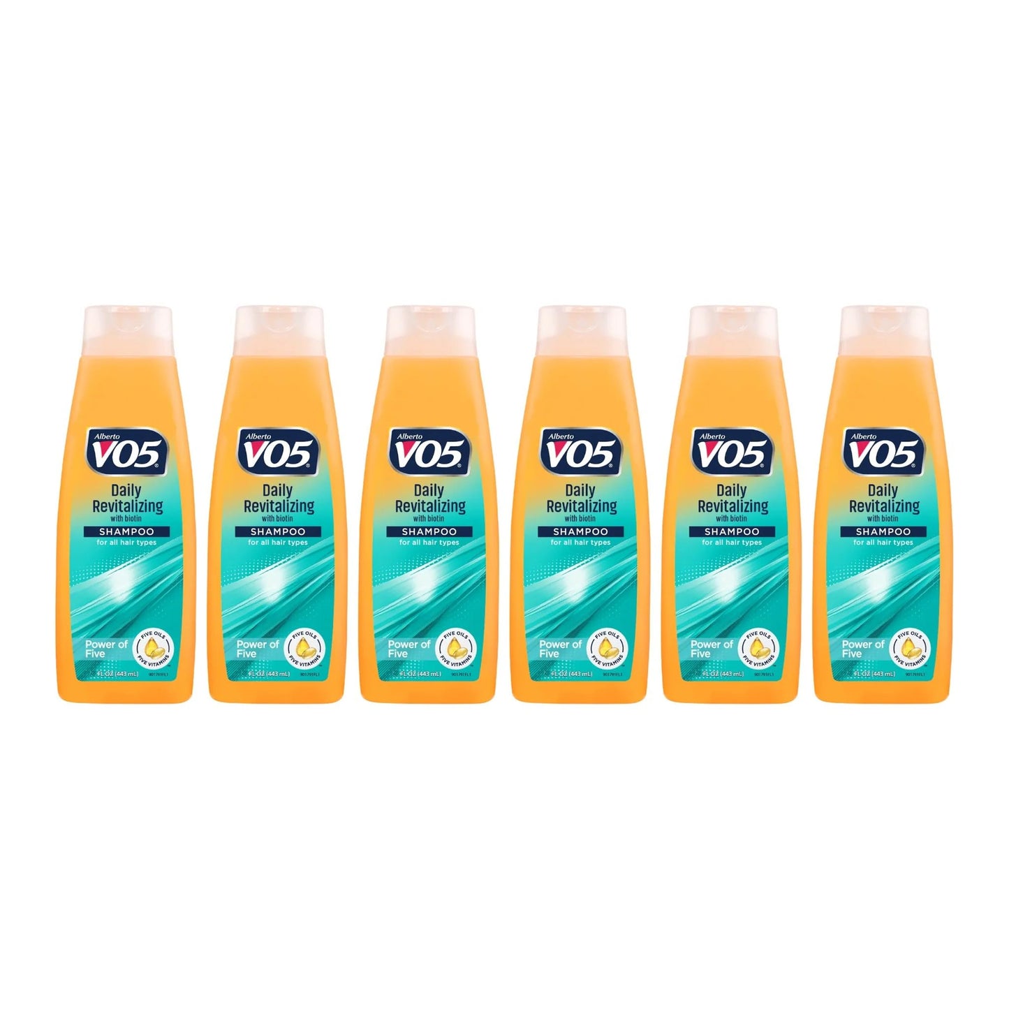 Alberto VO5 Daily Revitalizing Shampoo – 15 oz (Pack of 6)