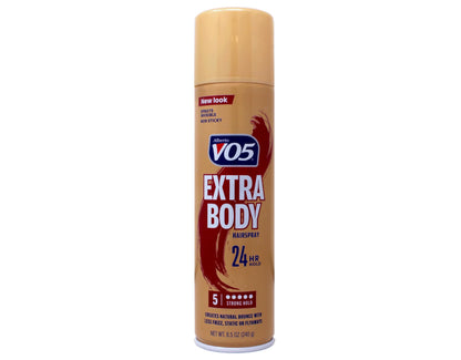Alberto VO5 Hairspray Extra Body Crystal Clear 8.5 oz Pack of 4