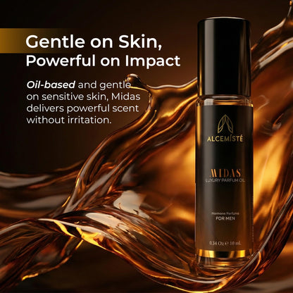 ALCEMÍSTÉ Concentrated Cologne for Men – Long-Lasting Pheromone-Infused Rollerball (0.34 oz)