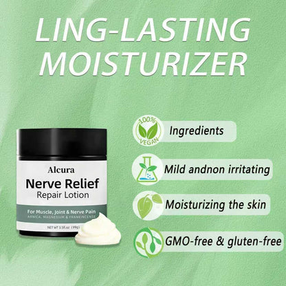 Alcura Nerve Cream with Calendula & Magnesium – Daily Body Nourishment (3.5 oz)
