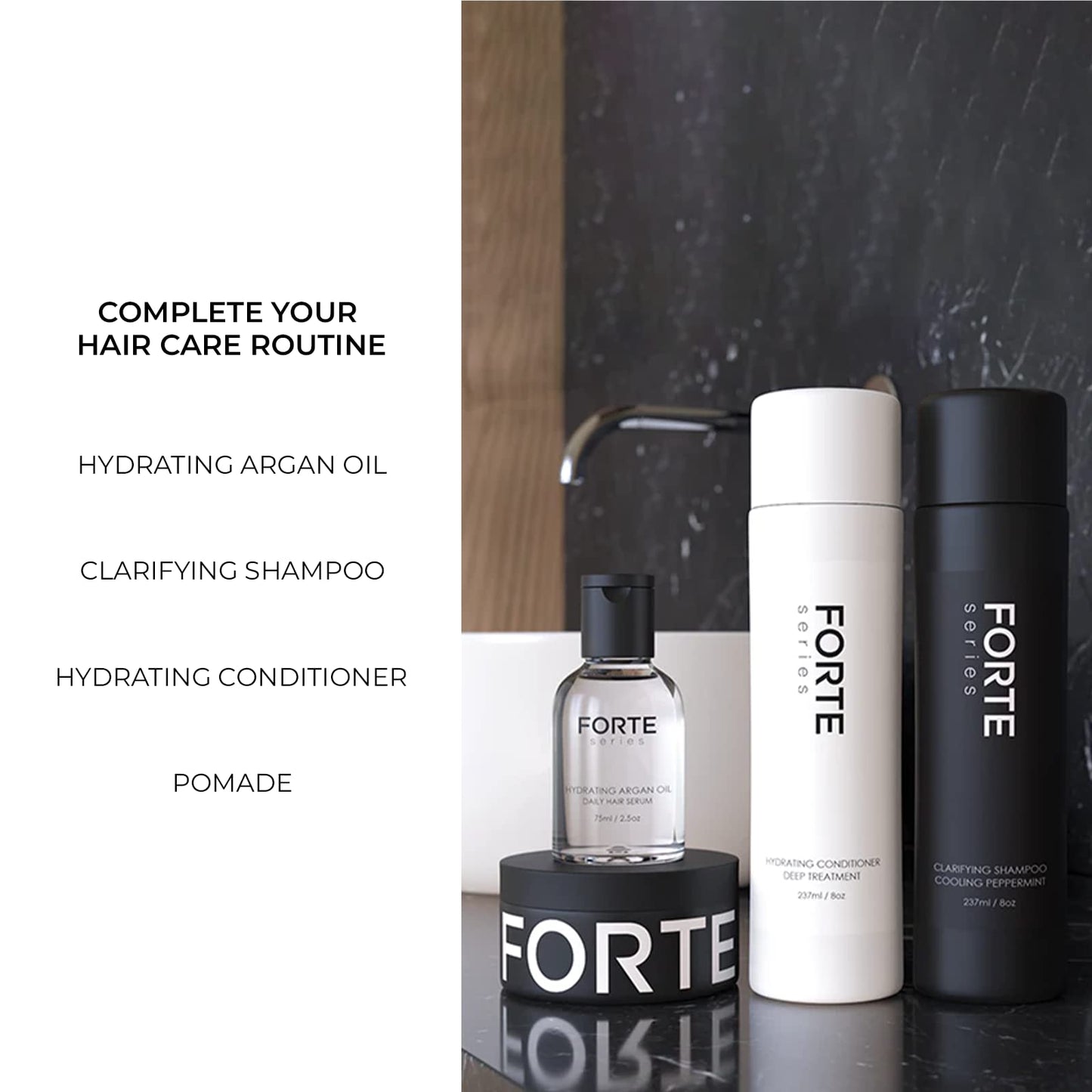 Alex Costa Forte Series Clarifying Shampoo for Men – Hydrating & Build-Up Removal (8 oz)