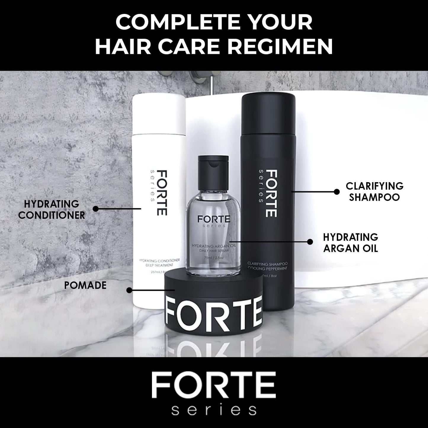 Alex Costa Hydrating Hair Conditioner for Men | Forte Series Deep Treatment