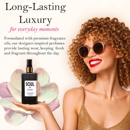 ALFAMARKER Soul 2102 Money – Women’s Long-Lasting Eau de Parfum 120ml | Boutique-Inspired Floral Musk