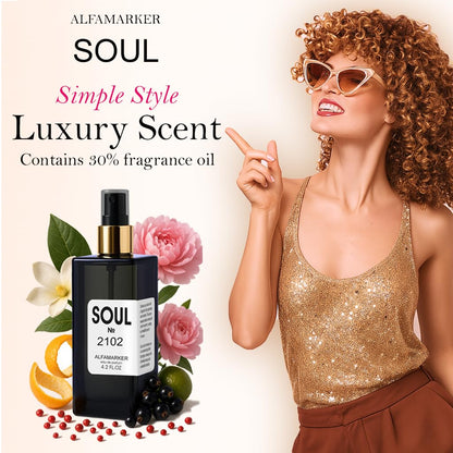 ALFAMARKER Soul 2102 Money – Women’s Long-Lasting Eau de Parfum 120ml | Boutique-Inspired Floral Musk