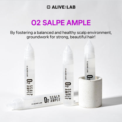 ALIVELAB O2 Scalp Ampoule — Soothing Anti-Dandruff & Itch Relief Serum | ALIVE:LAB