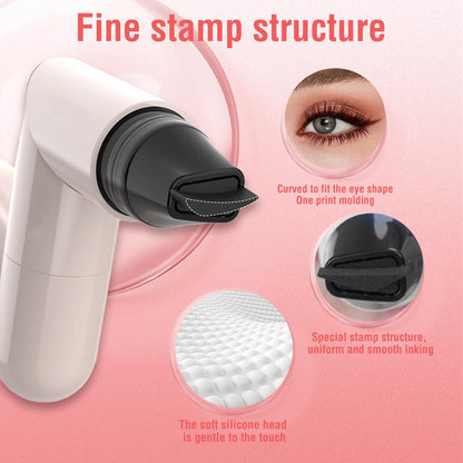 Eyeliner Stamp Gel Eyeliner Set – Double-Ended Winged Stamp, Foldable, Waterproof & Smudge-Proof for Beginners