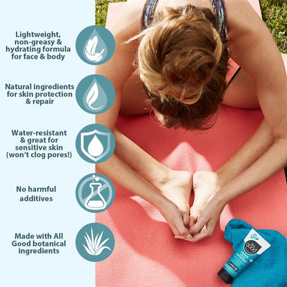 All Good Sport Sunscreen Pack – SPF 50 Butter Sticks & SPF 30 Lotion | Reef Safe, Water Resistant
