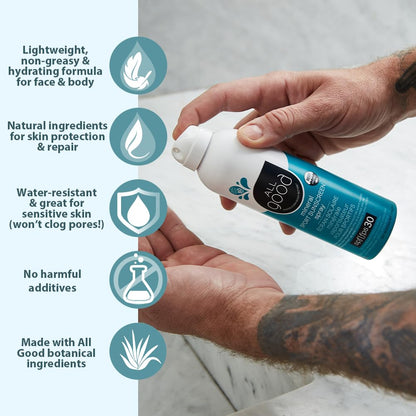 All Good Sport Sunscreen Spray SPF 30 - Broad Spectrum, Water Resistant, Reef Friendly (2-Pack) | All Good Makes Everything Better