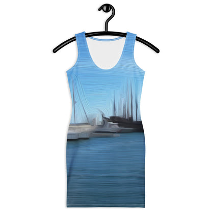 The Sleeping Yachts (at Morning) - Womens Bodycon Dress