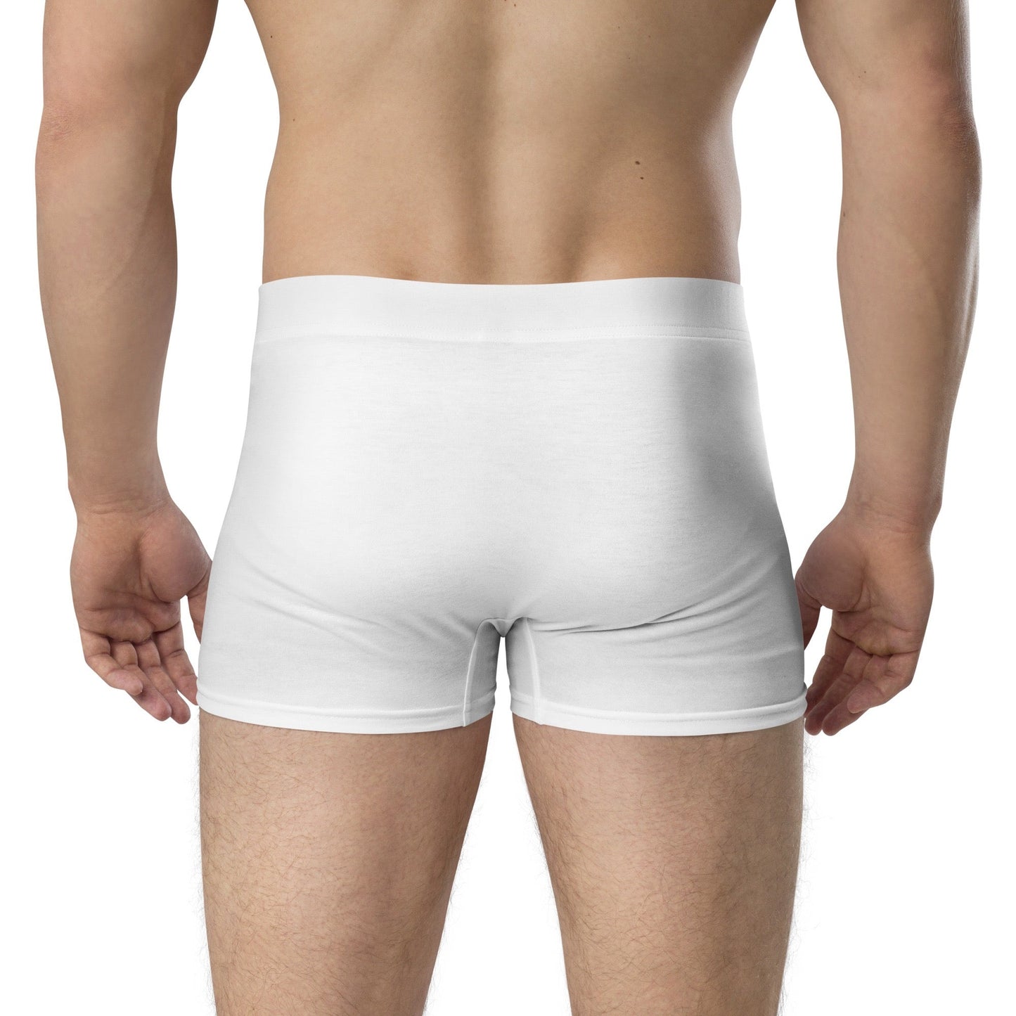 iSAW Mens White Boxer Briefs - Premium Comfort & Style