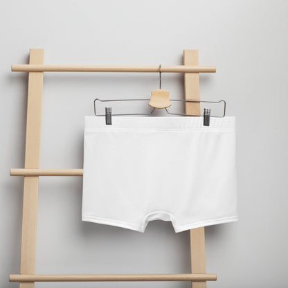 iSAW Mens White Boxer Briefs - Premium Comfort & Style
