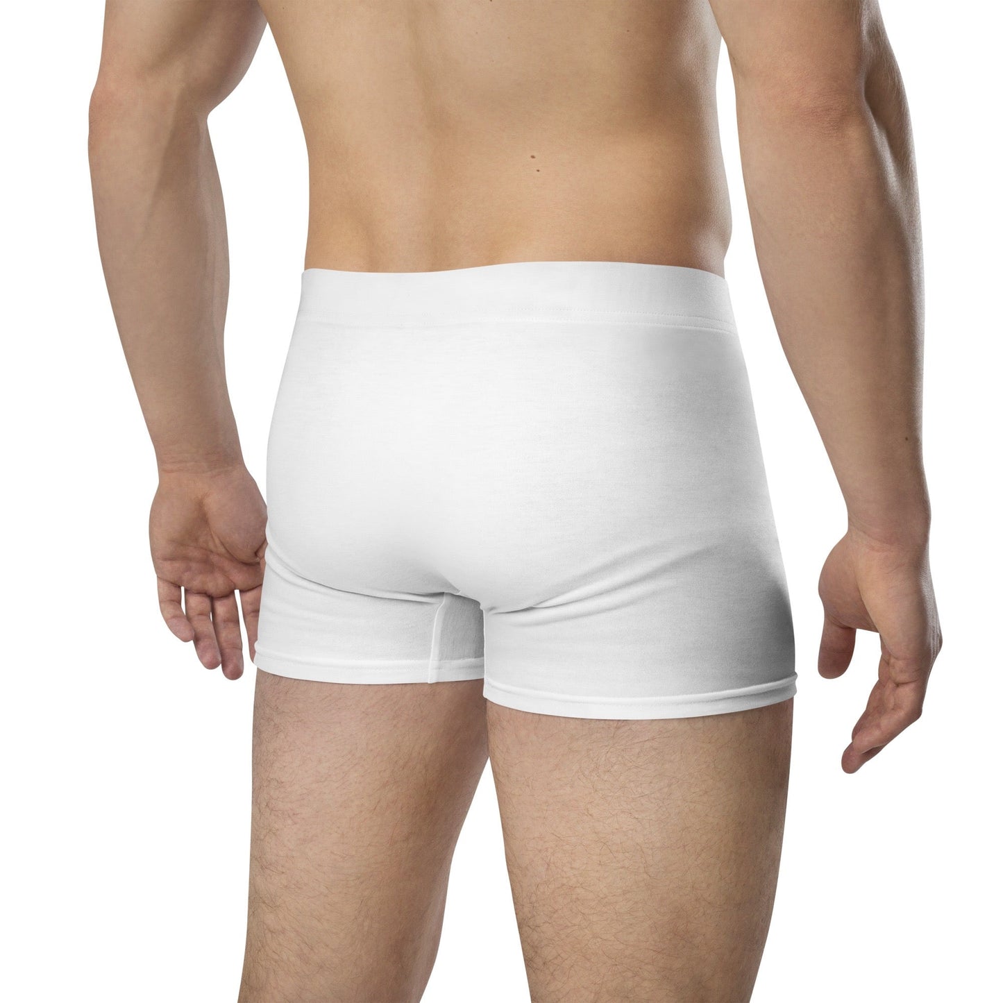 iSAW Mens White Boxer Briefs - Premium Comfort & Style