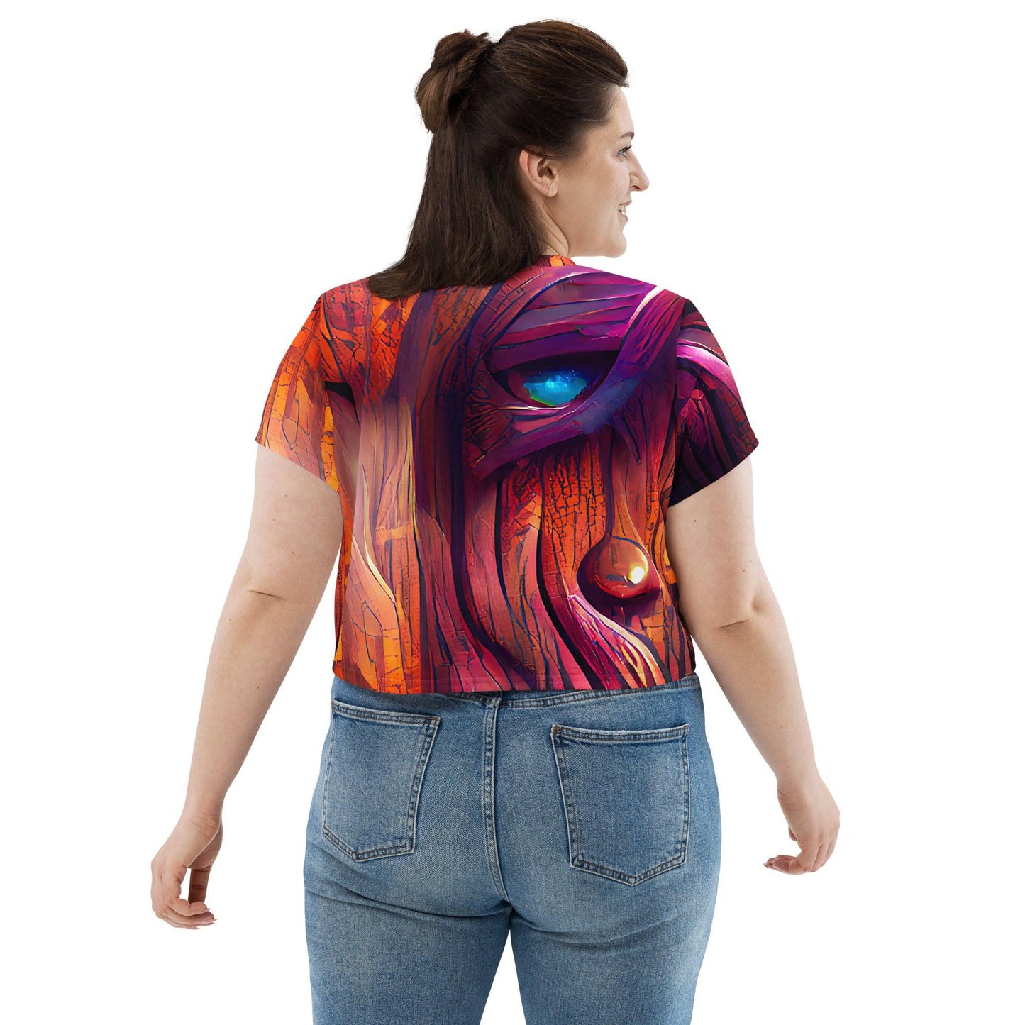 Hardwood - Womens Crop Tee  - iSAW Company