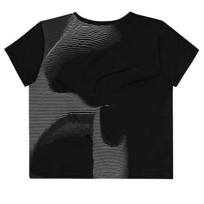 Shhh! - Womens Crop Tee - iSAW Company